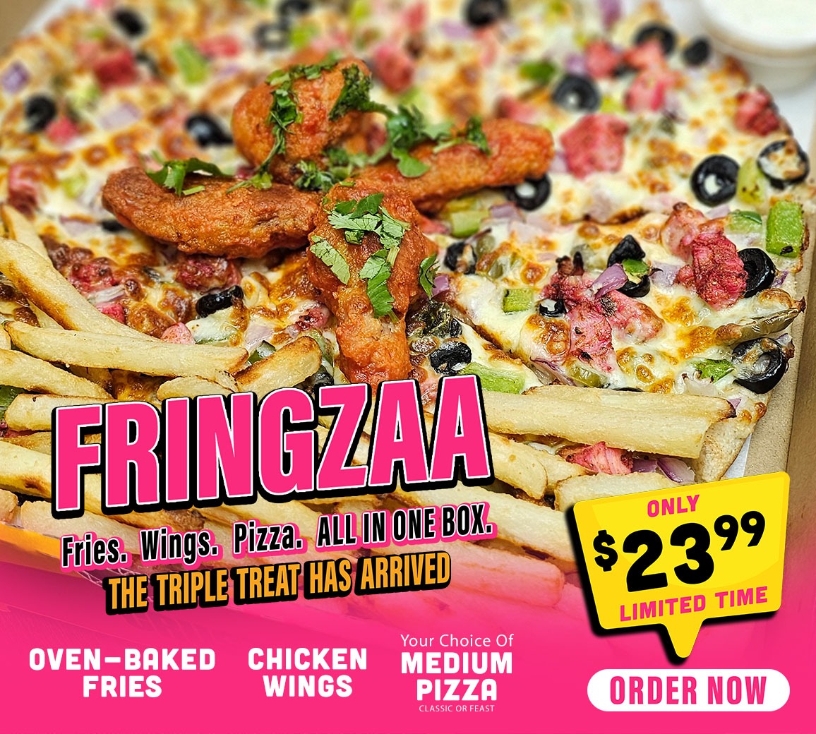 Fries. Wings. Pizza. All in One Box.